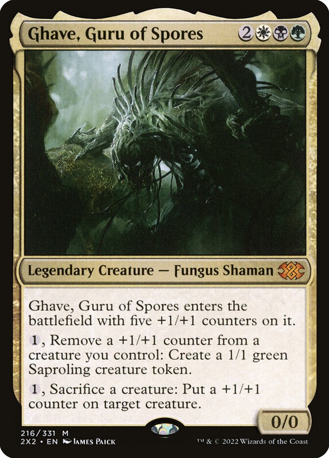 Ghave, Guru of Spores 216 (Double Masters 2022)  | Good Games Cannington
