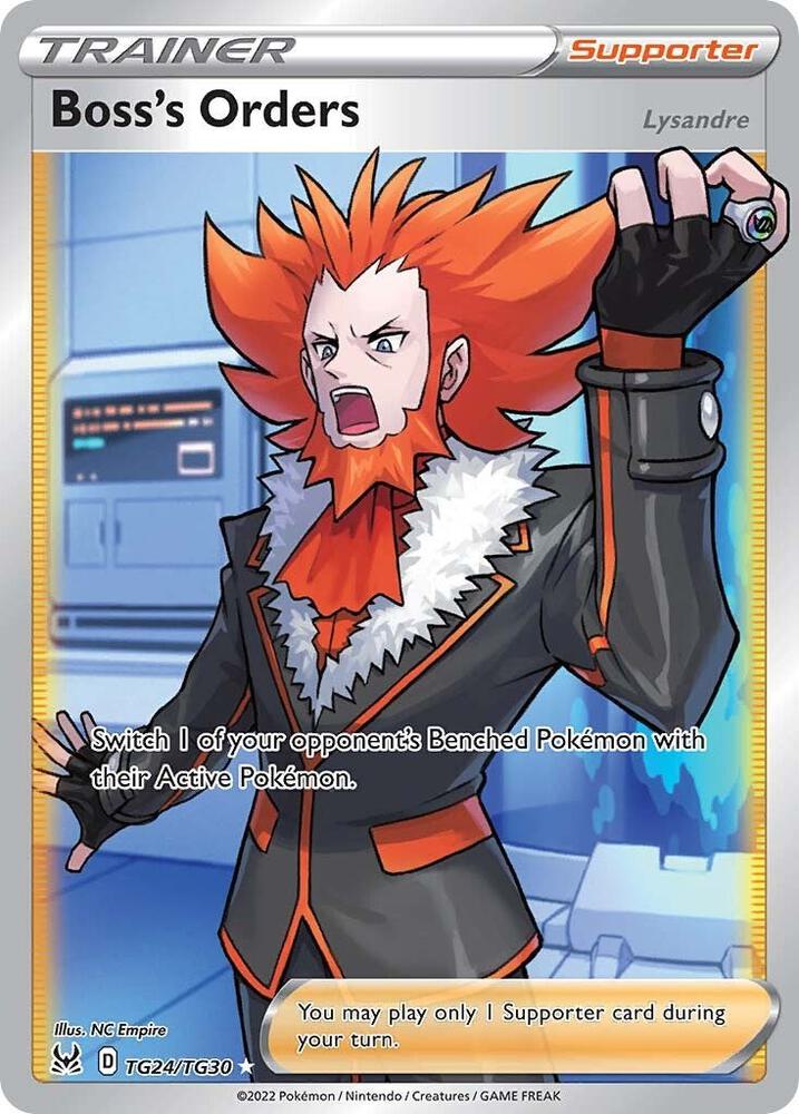 Boss's Orders TG24/TG30 (SWSH11: Lost Origin Trainer Gallery)  - Holofoil | Good Games Cannington