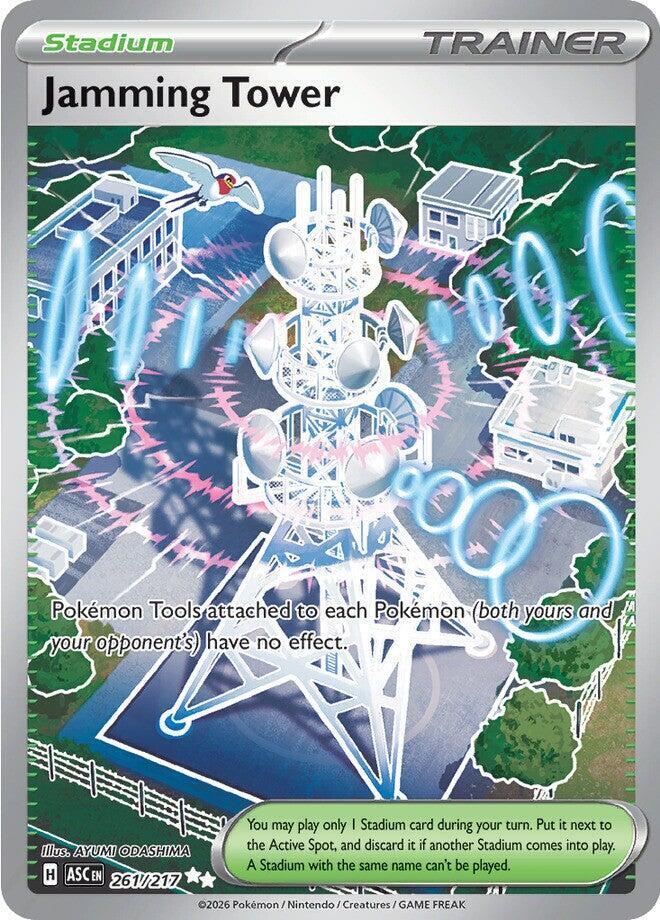 Jamming Tower 261/217 (ME: Ascended Heroes)  - Holofoil | Good Games Cannington