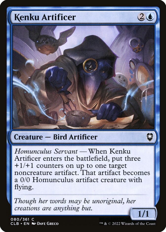 Kenku Artificer 80 (Commander Legends: Battle for Baldur's Gate)  | Good Games Cannington