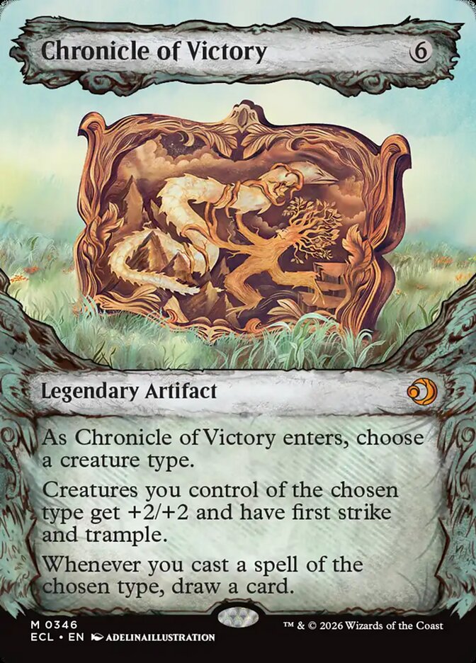 Chronicle of Victory Showcase 346 (Lorwyn Eclipsed)  - Showcase Foil | Good Games Cannington