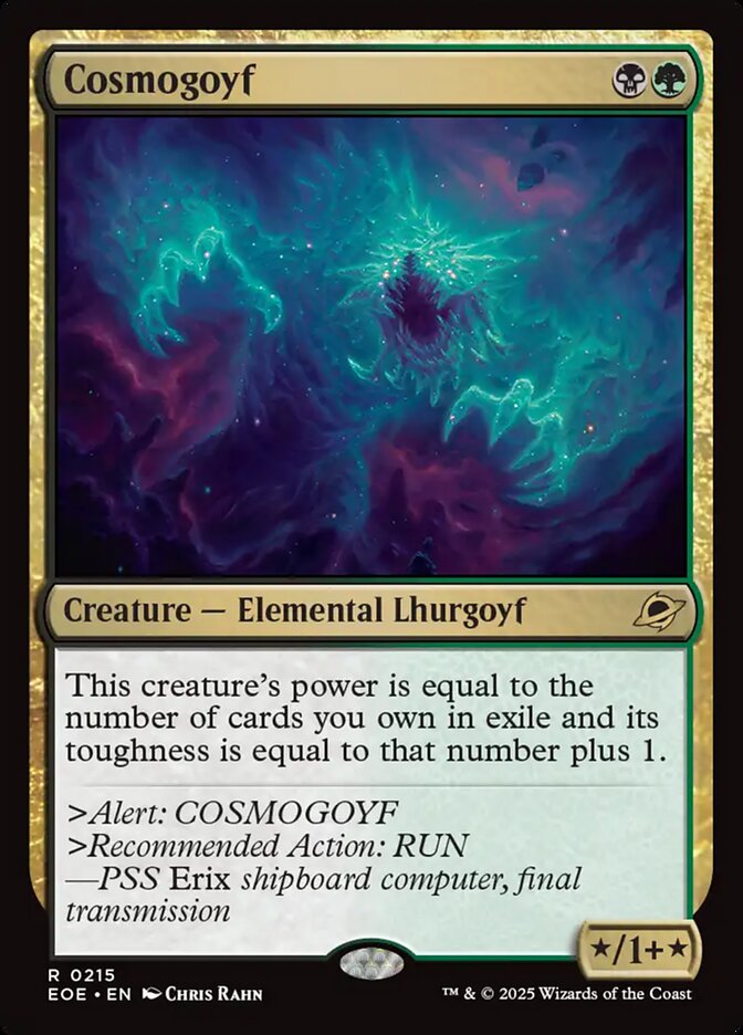 Cosmogoyf 215 (Edge of Eternities)  - Foil | Good Games Cannington
