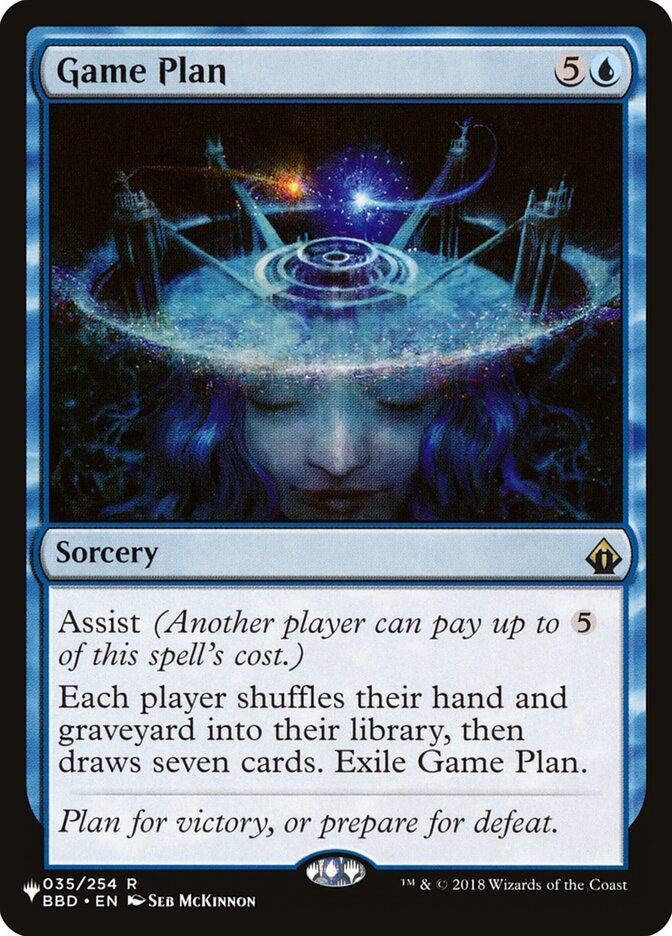 Game Plan BBD-35/5075 (The List Reprints)  | Good Games Cannington