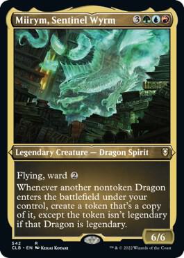 Miirym Sentinel Wyrm Foil Etched 542 (Commander Legends: Battle for Baldur's Gate)  - Foil | Good Games Cannington