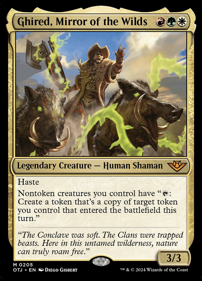 Ghired, Mirror of the Wilds 205/286 (Outlaws of Thunder Junction)  | Good Games Cannington