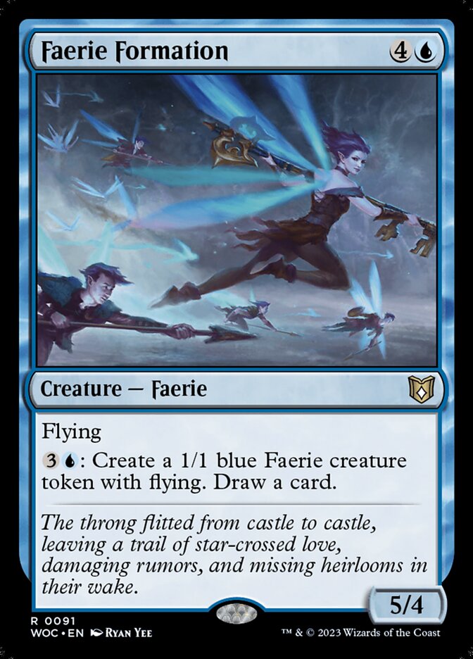 Faerie Formation 91 (Commander: Wilds of Eldraine)  | Good Games Cannington