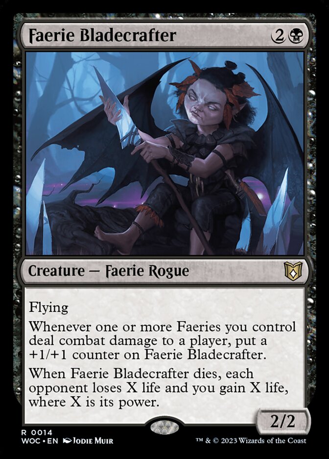 Faerie Bladecrafter 14 (Commander: Wilds of Eldraine)  | Good Games Cannington