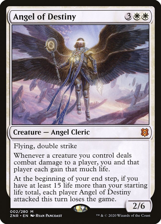 Angel of Destiny 2 (Zendikar Rising)  - Foil | Good Games Cannington