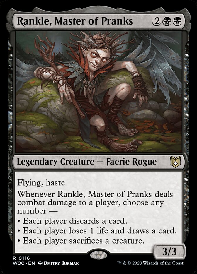 Rankle, Master of Pranks 116 (Commander: Wilds of Eldraine)  | Good Games Cannington