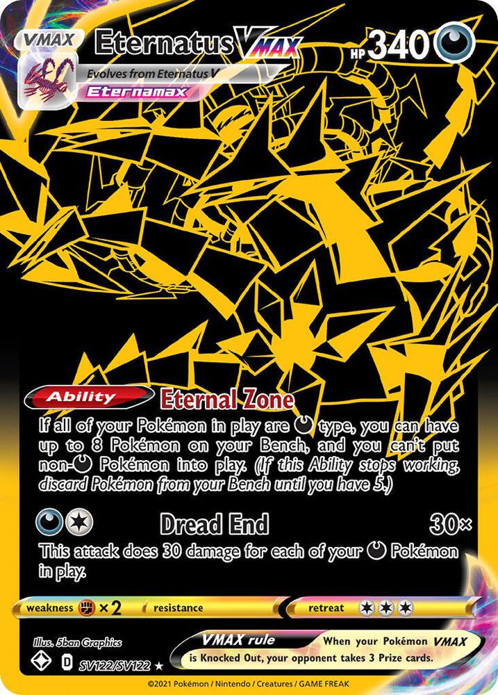 Eternatus VMAX SV122/SV122 (Shining Fates: Shiny Vault)  - Holofoil | Good Games Cannington