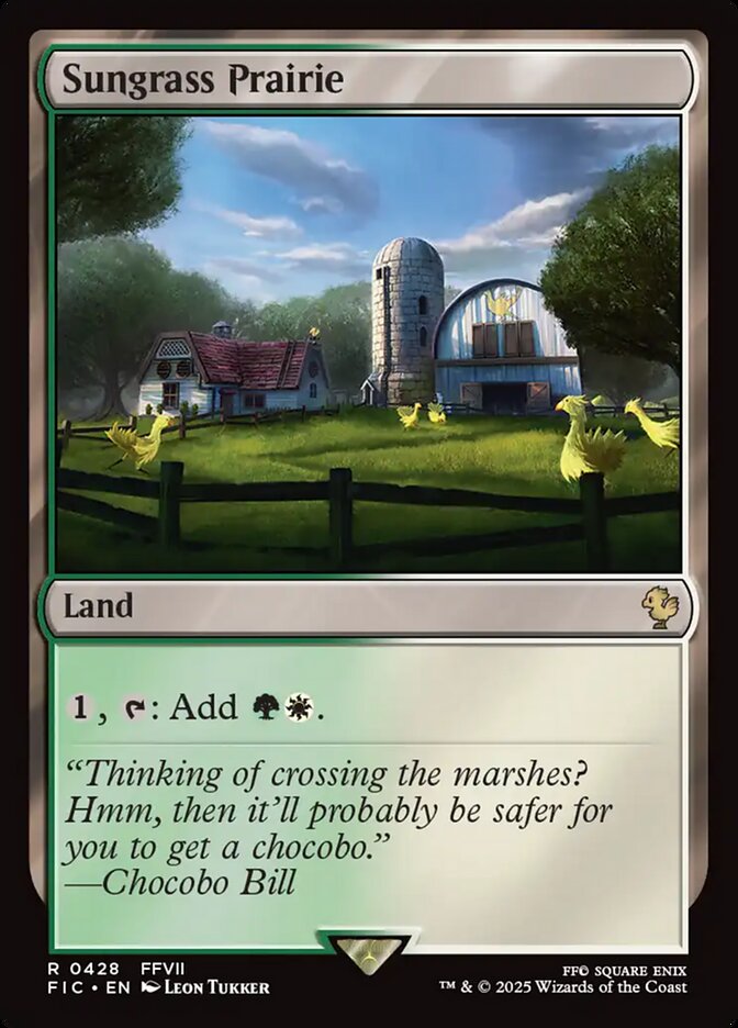 Sungrass Prairie 428 (Commander: FINAL FANTASY)  | Good Games Cannington