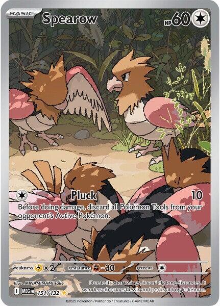 Spearow 151/132 (ME01: Mega Evolution)  - Holofoil | Good Games Cannington