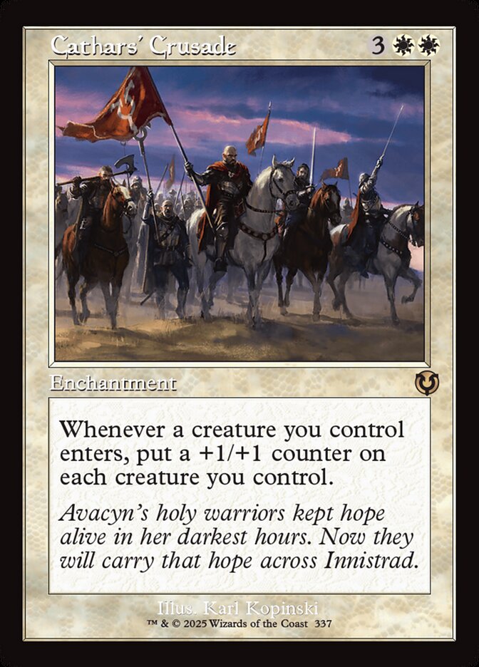 Cathars' Crusade 337 (Innistrad Remastered)  - Foil | Good Games Cannington