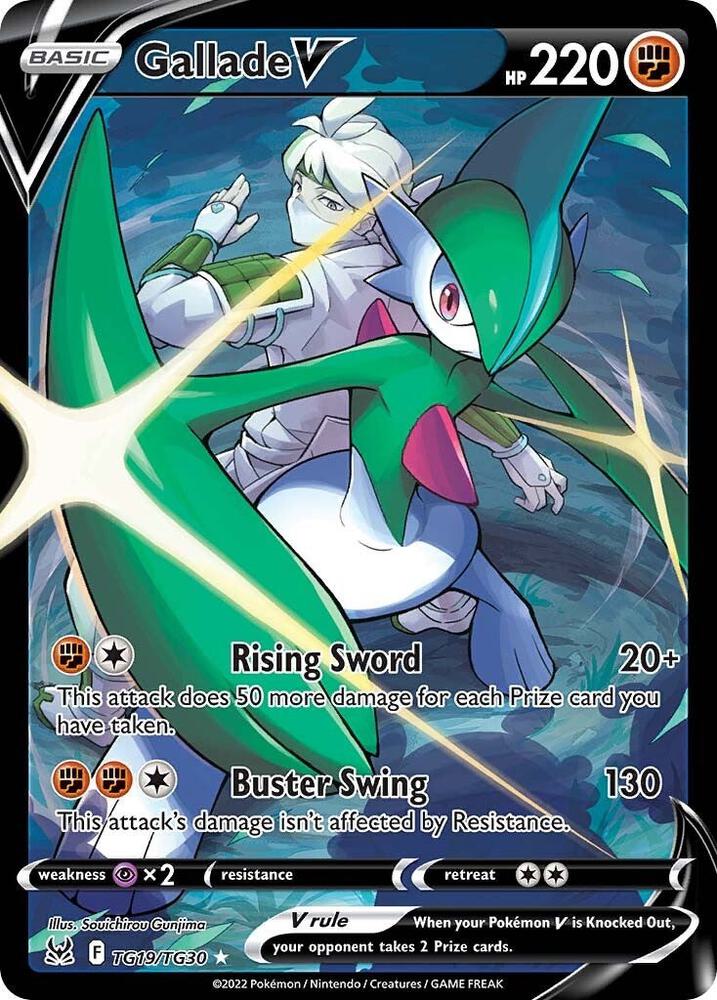 Gallade V (SWSH11: Lost Origin Trainer Gallery)  - Holofoil | Good Games Cannington