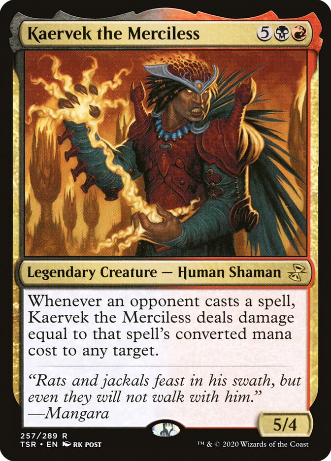 Kaervek the Merciless 257 (Time Spiral: Remastered)  - Foil | Good Games Cannington