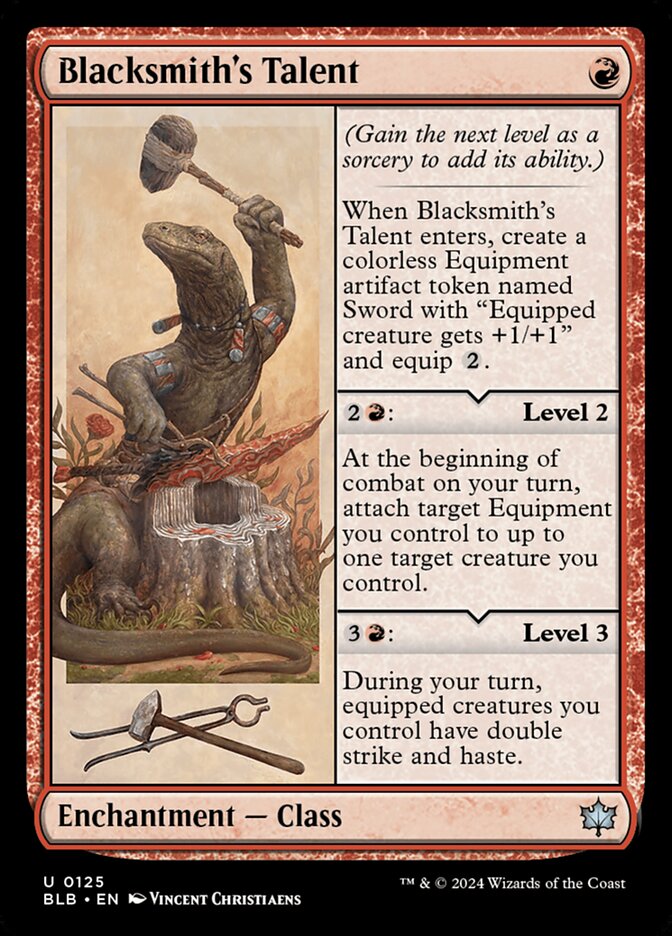 Blacksmith's Talent 125 (Bloomburrow)  | Good Games Cannington