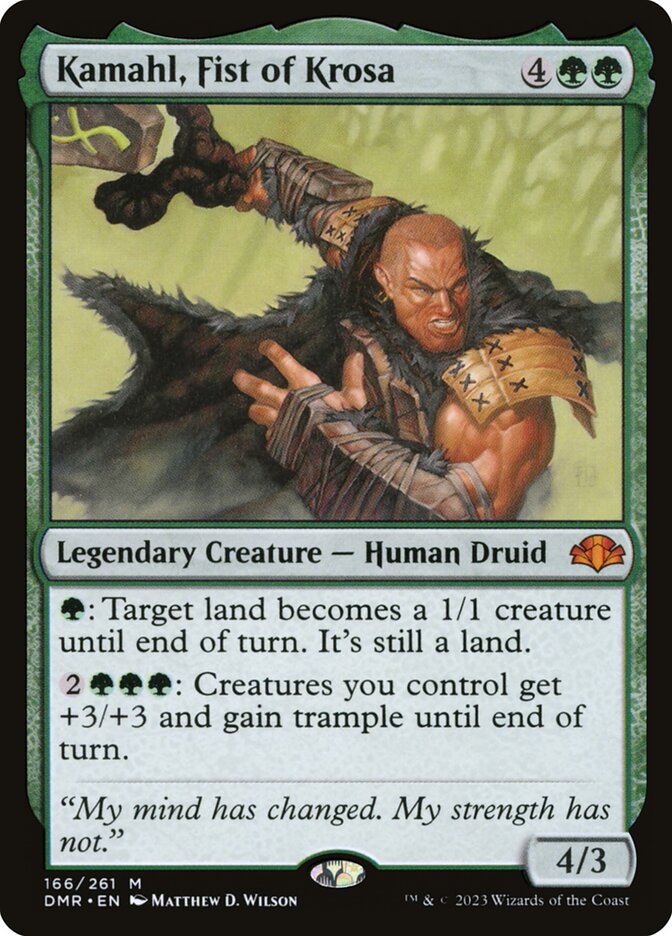 Kamahl, Fist of Krosa 166/261 (Dominaria Remastered)  - Foil | Good Games Cannington