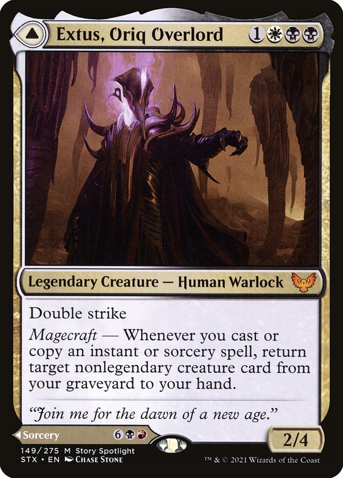 Extus, Oriq Overlord // Awaken the Blood Avatar 149/275 (Strixhaven: School of Mages)  | Good Games Cannington