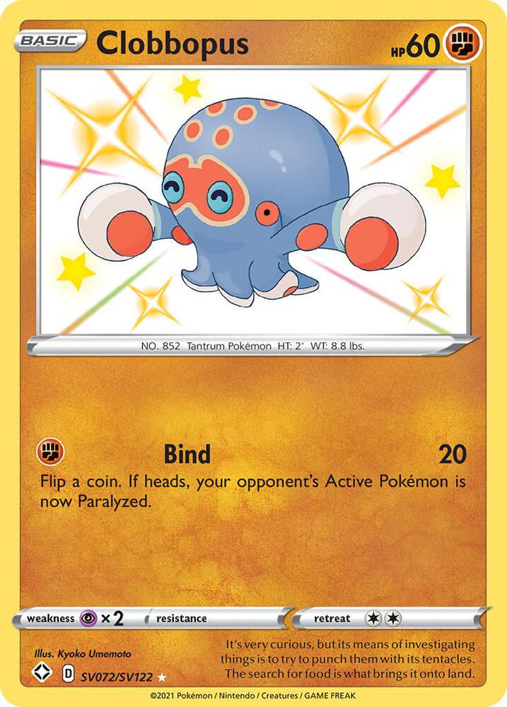 Clobbopus SV072/SV122 (Shining Fates: Shiny Vault)  - Holofoil | Good Games Cannington