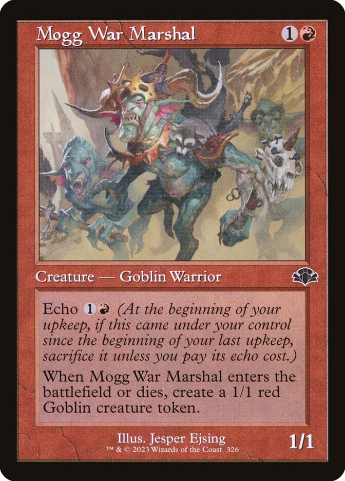 Mogg War Marshal 326 (Dominaria Remastered)  | Good Games Cannington