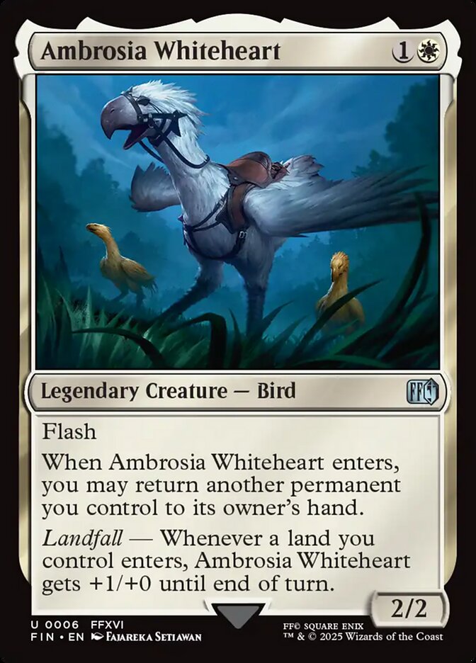 Ambrosia Whiteheart 6/309 (FINAL FANTASY)  | Good Games Cannington