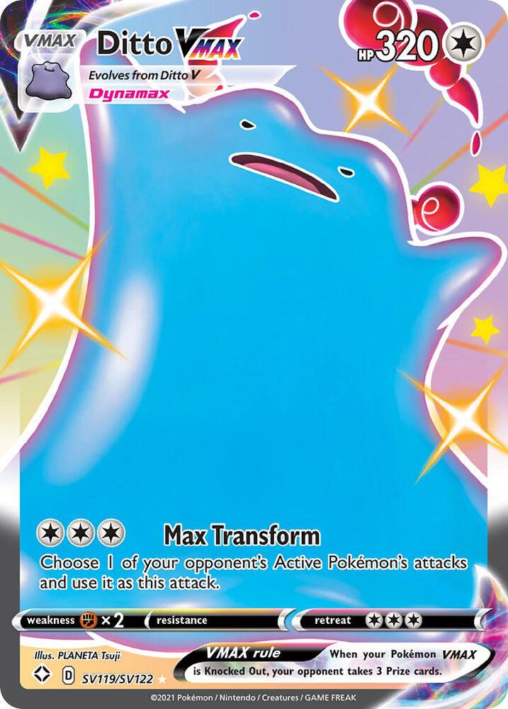 Ditto VMAX SV119/SV122 (Shining Fates: Shiny Vault)  - Holofoil | Good Games Cannington
