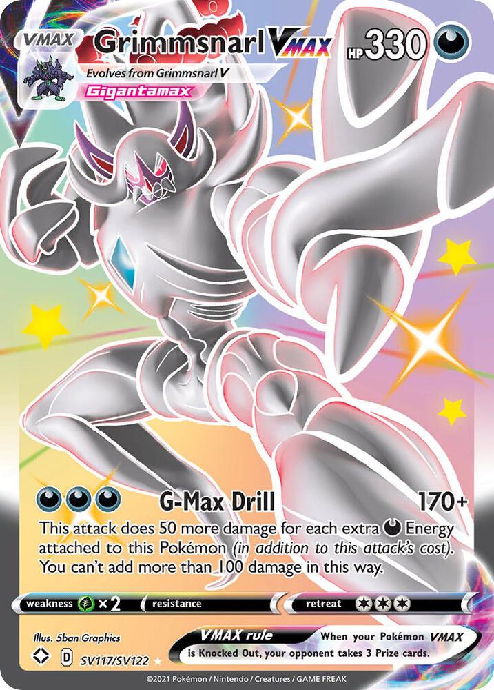 Grimmsnarl VMAX SV117/SV122 (Shining Fates: Shiny Vault)  - Holofoil | Good Games Cannington