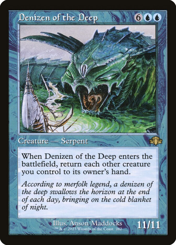 Denizen of the Deep 282 (Dominaria Remastered)  | Good Games Cannington