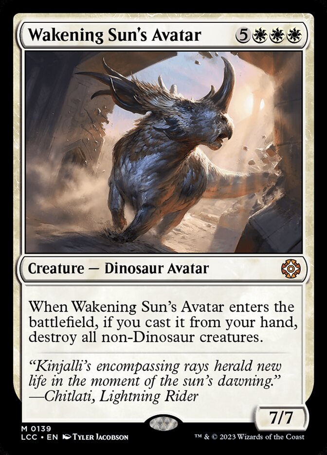 Wakening Sun's Avatar 139/370 (Commander: The Lost Caverns of Ixalan)  | Good Games Cannington
