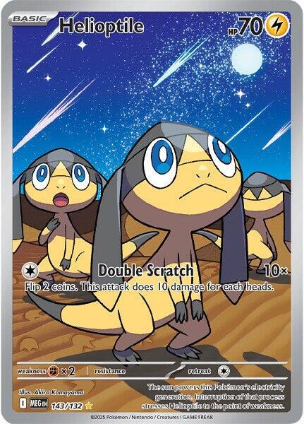 Helioptile 143 132 (ME01: Mega Evolution)  - Holofoil | Good Games Cannington