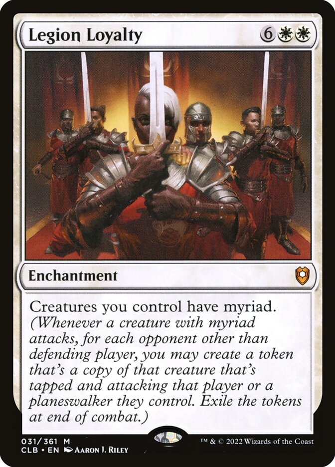 Legion Loyalty 31 (Commander Legends: Battle for Baldur's Gate)  | Good Games Cannington