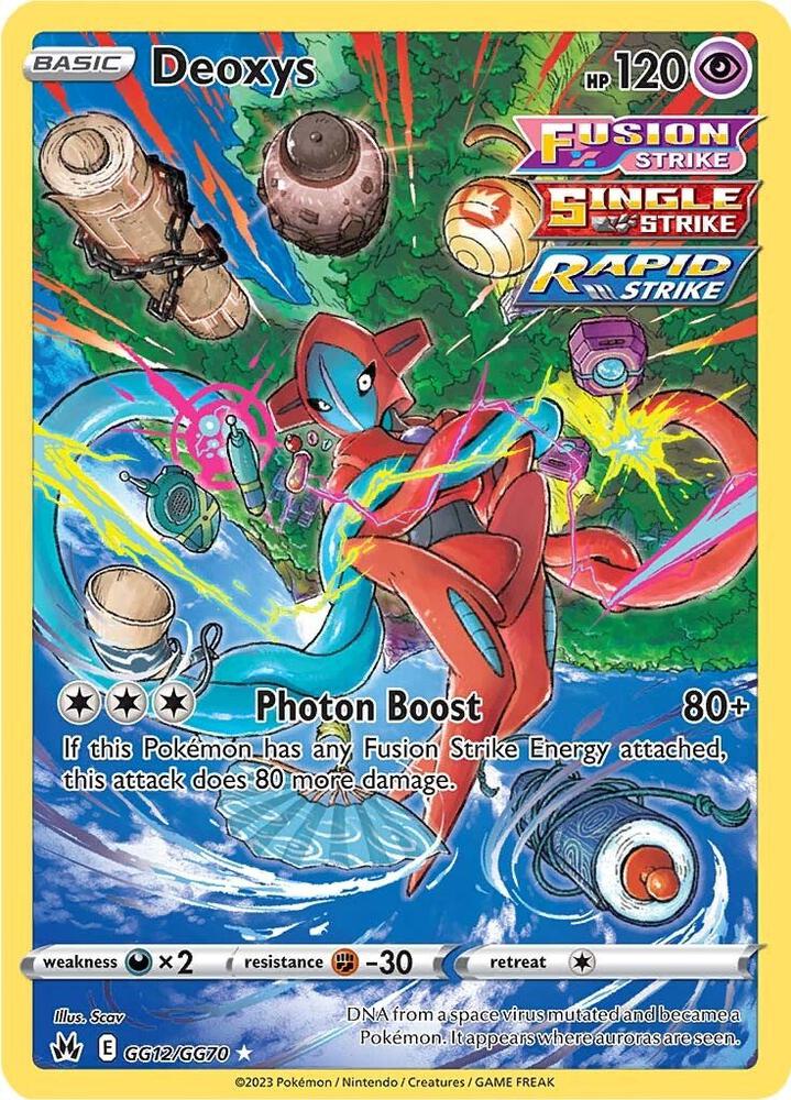 Deoxys GG12/GG70 (Crown Zenith: Galarian Gallery)  - Holofoil | Good Games Cannington