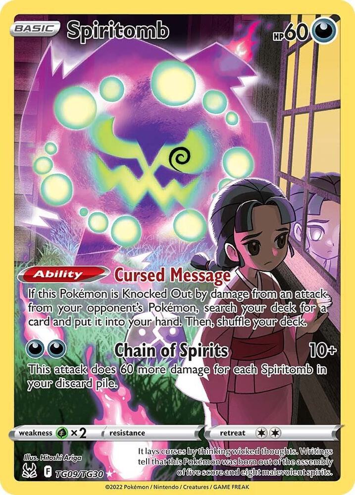 Spiritomb TG09/TG30 (SWSH11: Lost Origin Trainer Gallery)  - Holofoil | Good Games Cannington