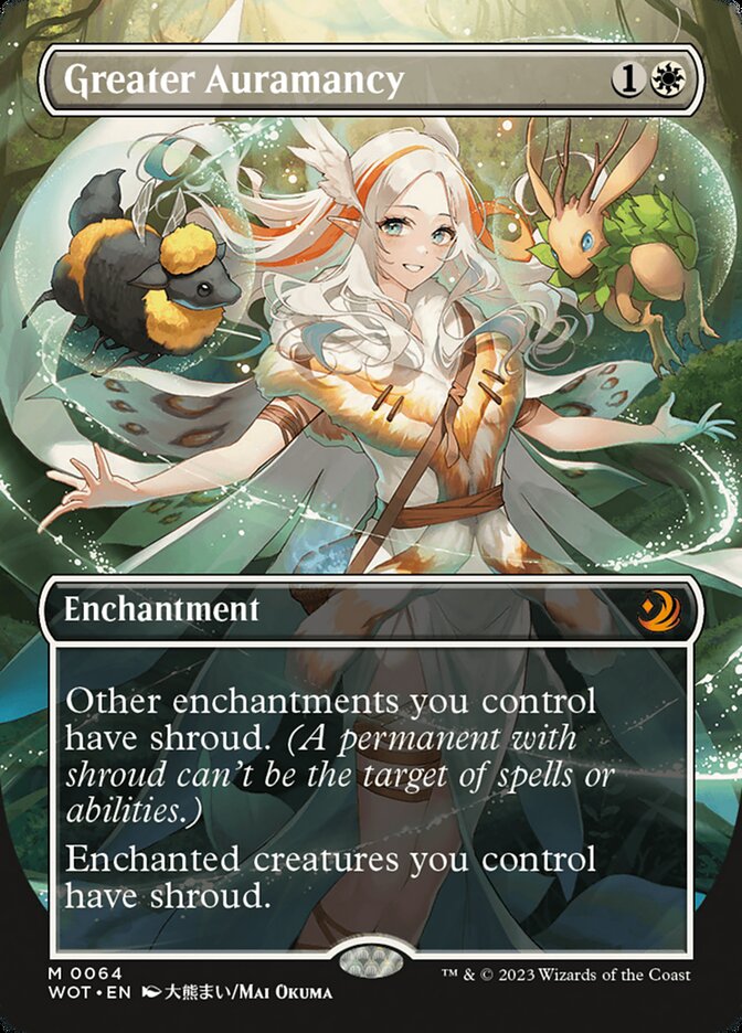 Greater Auramancy 64/63 (Wilds of Eldraine: Enchanting Tales)  - Borderless | Good Games Cannington