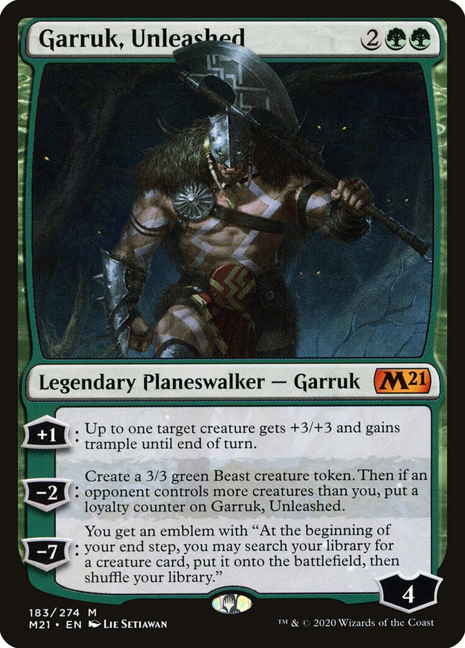 Garruk Unleashed 183 (Core Set 2021)  | Good Games Cannington
