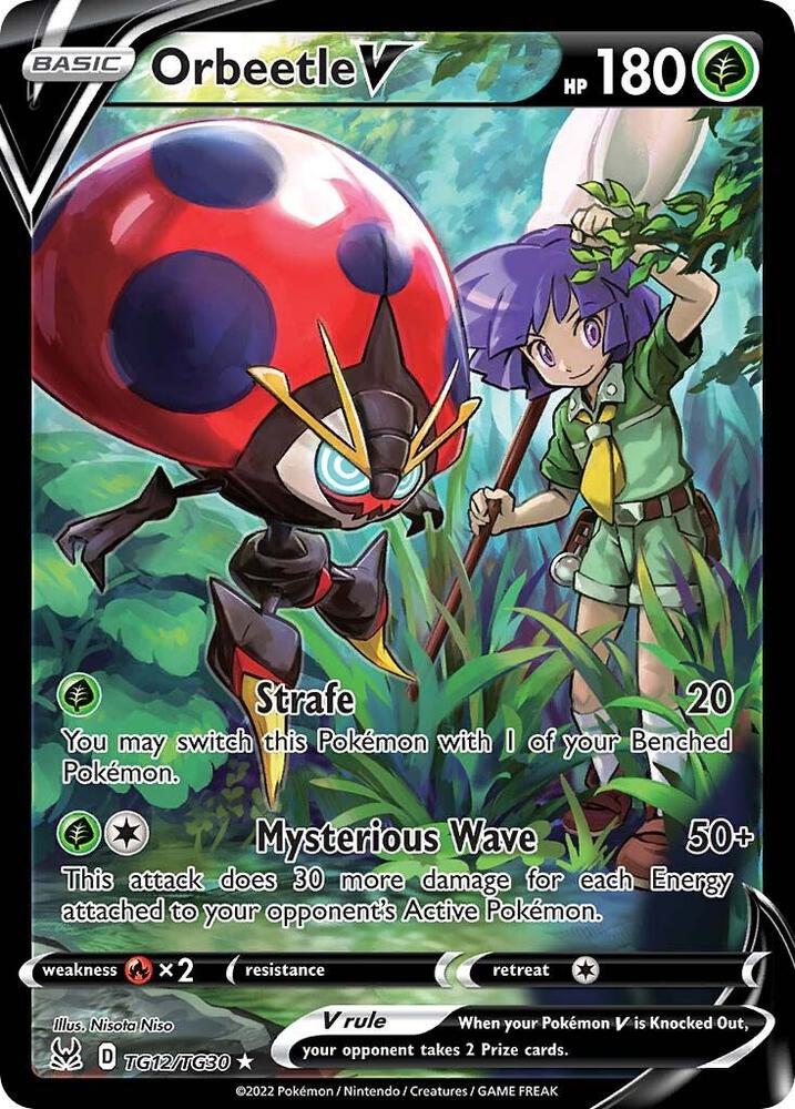 Orbeetle V TG12/TG30 (SWSH11: Lost Origin Trainer Gallery)  - Holofoil | Good Games Cannington