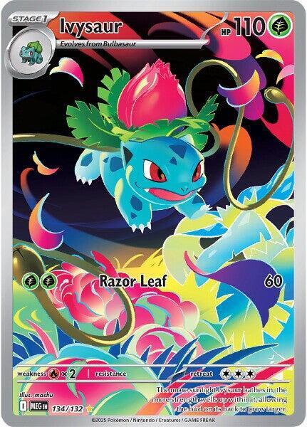 Ivysaur 134 132 (ME01: Mega Evolution)  - Holofoil | Good Games Cannington