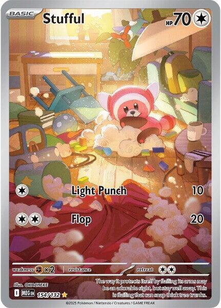 Stufful 154/132 (ME01: Mega Evolution)  - Holofoil | Good Games Cannington