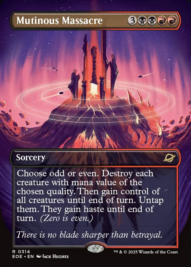 Mutinous Massacre 314 (Edge of Eternities)  - Foil | Good Games Cannington