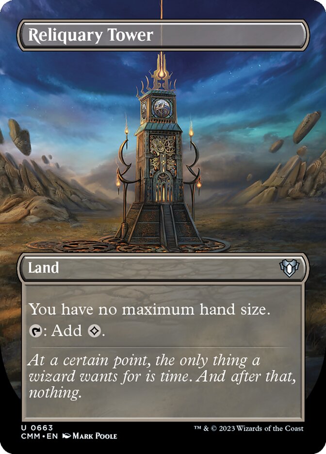 Reliquary Tower 663 (Commander Masters)  - Borderless | Good Games Cannington