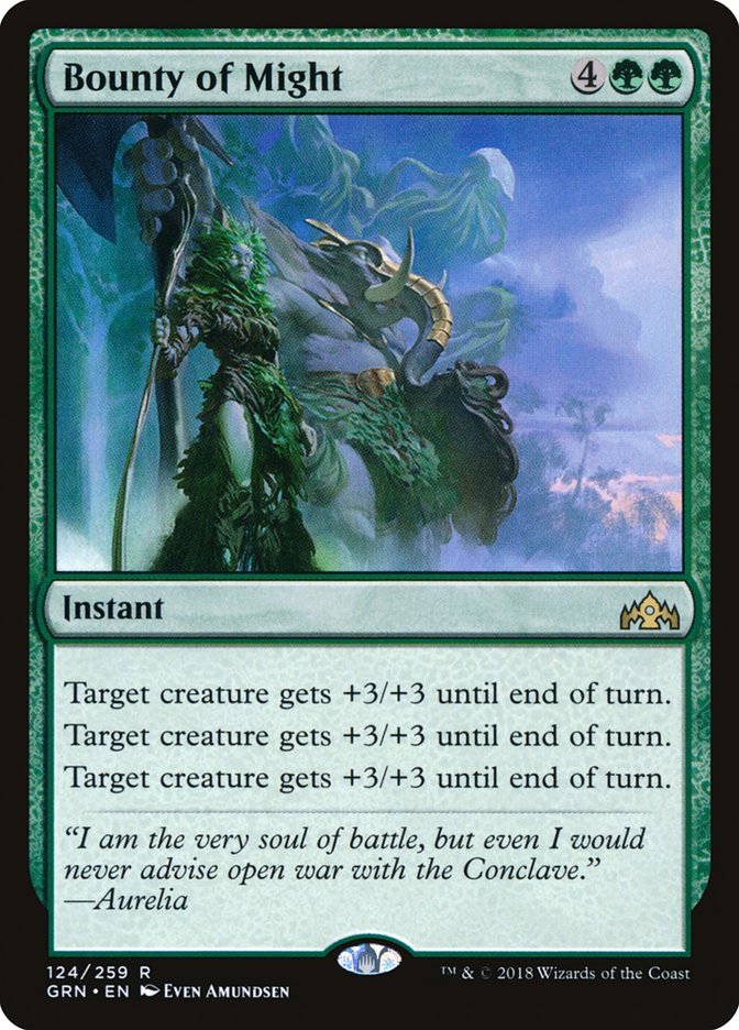 Bounty of Might 124 (Guilds of Ravnica)  | Good Games Cannington