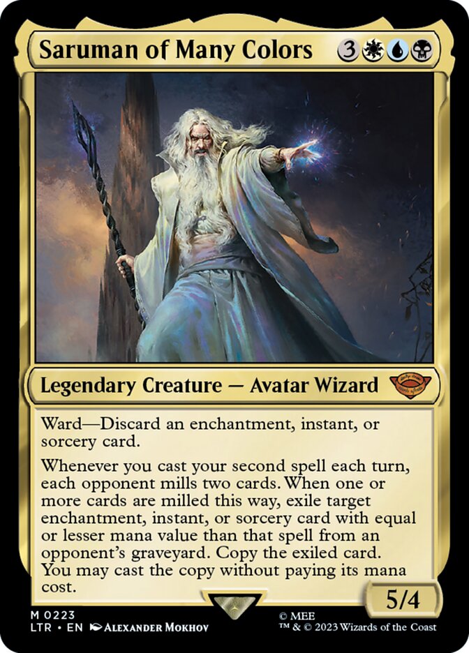 Saruman of Many Colors 223 (Universes Beyond: The Lord of the Rings: Tales of Middle-earth)  | Good Games Cannington