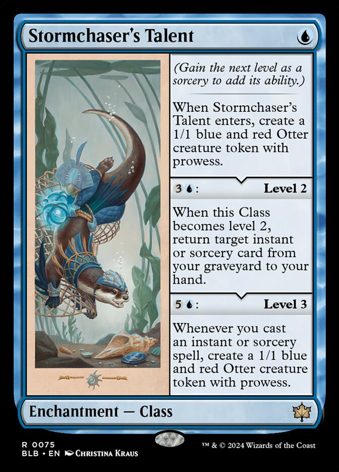 Stormchaser's Talent 75 (Bloomburrow)  | Good Games Cannington