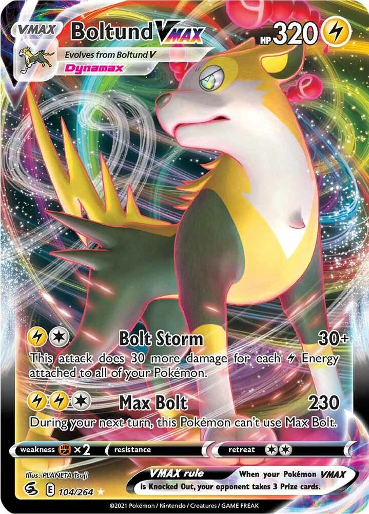 Boltund VMAX (SWSH08: Fusion Strike)  - Holofoil | Good Games Cannington