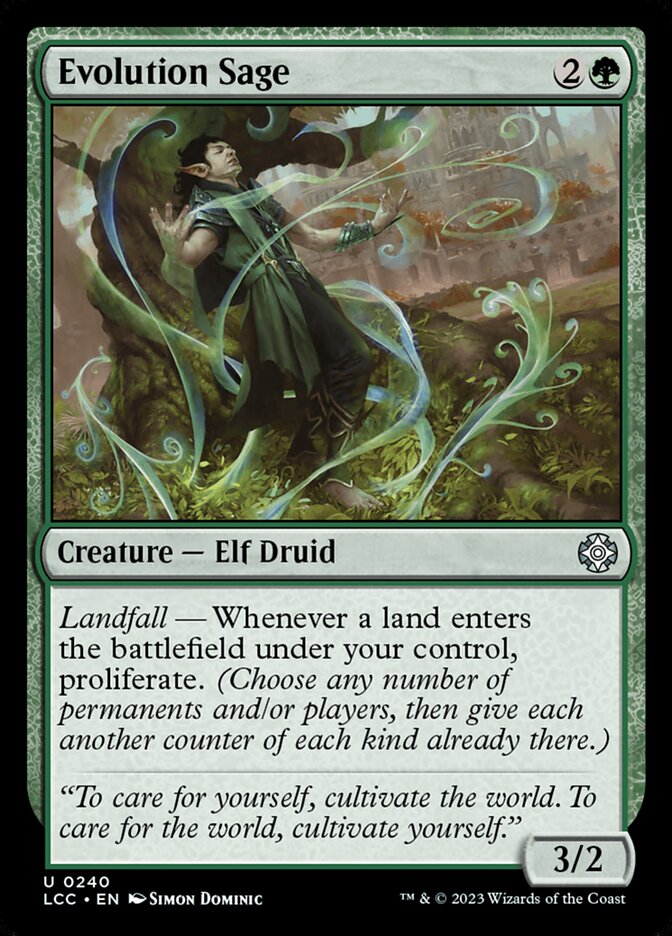 Evolution Sage 240/370 (Commander: The Lost Caverns of Ixalan)  | Good Games Cannington