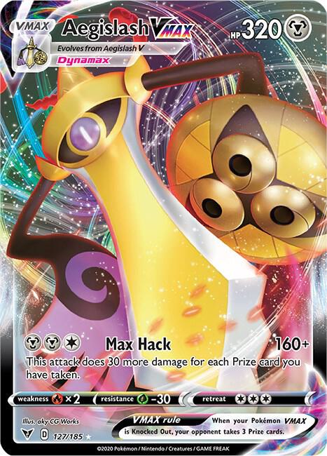 Aegislash VMAX (SWSH04: Vivid Voltage)  - Holofoil | Good Games Cannington