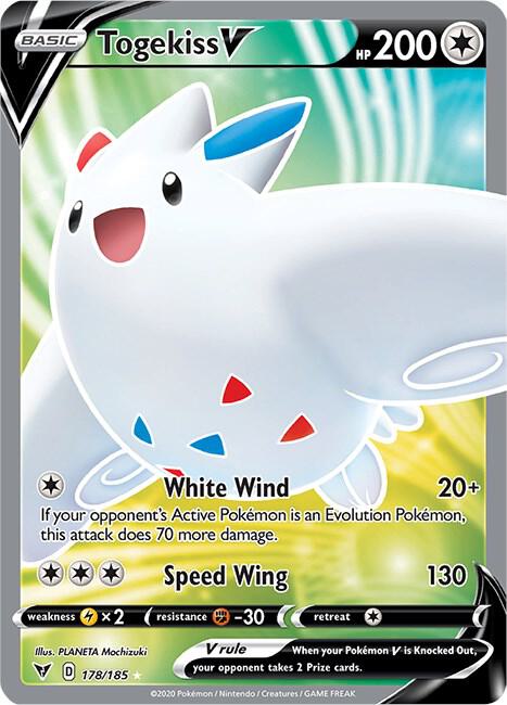 Togekiss V Full Art (SWSH04: Vivid Voltage)  - Holofoil | Good Games Cannington