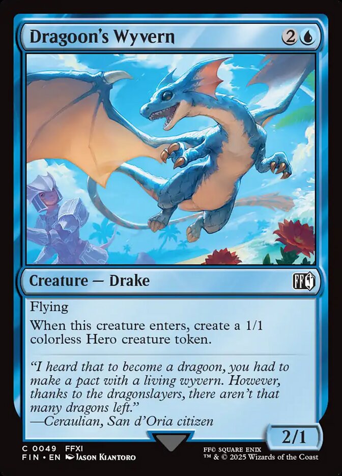 Dragoon's Wyvern 49/309 (FINAL FANTASY)  - Foil | Good Games Cannington