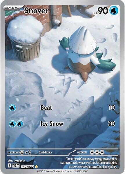 Snover 140 132 140/132 (ME01: Mega Evolution)  - Holofoil | Good Games Cannington
