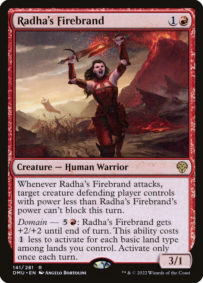 Radha's Firebrand 141 (Dominaria United)  | Good Games Cannington